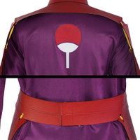 Disfraz de Cosplay de Anime Ninja Uchiha Madara, Conjunto Completo de Fibra de Poliéster para Adultos