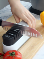 Offre d'usine taille intelligente Usb charge Mini aiguiseur de couteau à Angle fixe Portable électrique