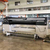 Impresora Híbrida de Alta Velocidad para Lona y PVC YC1800HR, Impresora UV de Cama Plana para Cuero, Impresora UV de Rollo a Rollo para Película Reflectante