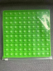 Nuevos juguetes de matemáticas 1 ~ <span class=keywords><strong>100</strong></span> números juego cuadrado Fidget juguete <span class=keywords><strong>100</strong></span> burbujas multiplicación <span class=keywords><strong>Pop</strong></span> push <span class=keywords><strong>it</strong></span> juguete personalizado - Product Image 6