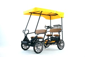 Rivenditore fabbrica surrey bike vendita quattro adulti <span class=keywords><strong>pedalatore</strong></span> che attira turisti giostre luna park - Product Image 6