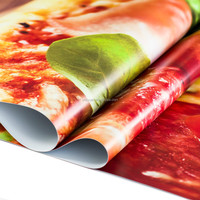 Lona de Vinilo Flexible de PVC con Impresión UV/Digital Personalizada para Decoración Exterior de Fachadas de Edificios