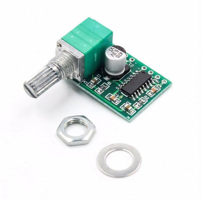 OEM Mini 2x3W PAM8403 5V 2 Channel Digital Stereo Audio Power Amplifier Board Module with Potentionmete for un R3 Starter Kit