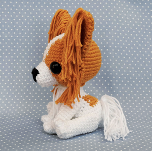 Holesale UTE Andy hecho apapillon og roroquet nitmigurumi Toys para ababy olorful nimnimal ititting tutuffed dog - Product Image 3