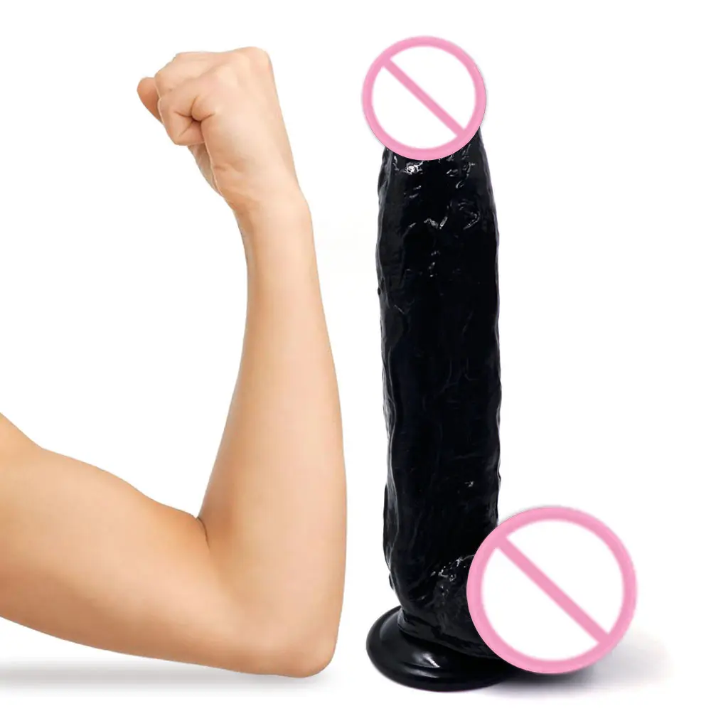 11.8 inch Skin feeling Realistic Dildo soft material Huge Big Penis With Suction Cup Sex Toys for Woman Female Masturbation%