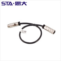 Dispositivo de línea de antena de soldadura hembra, Conector de cable de estación Base, M16, 8 pines, C091D, repuesto, RRU, RCU, RET, sistema de control