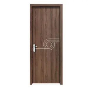 Venta al por mayor estilo caliente Fabricante impermeable WPC Interior dormitorio puertas modernas para casas