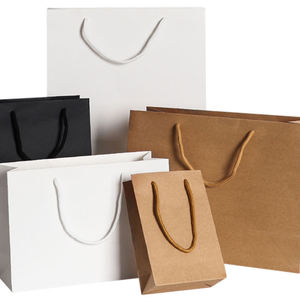 Bolsas de mano blancas personalizadas Rida con impresión de logotipo para empaque de regalos - Product Image 2