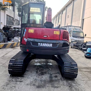Mini-excavatrice sur chenilles d'occasion YANMAR VIO80 de 8 tonnes, à queue zéro, d'origine japonaise, hydraulique, pour travaux municipaux - Product Image 4