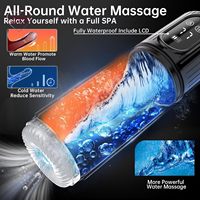 Männlicher Masturbator Pocket Pussy - KI-Synchronisierte Sexspielzeuge für Männer, Penispumpe mit 7 Stoß-, 7 Rotations- und 5 Saugmodi mit Griff