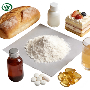 Gamma Ciclodextrina <span class=keywords><strong>GCD</strong></span> para Curcumina, CoQ10, Luteína, Astaxantina, Formulaciones en Polvo Solubles en Agua, Mejora la Biodisponibilidad - Product Image 1