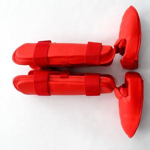 Защита голени и лодыжки из ПВХ-кожи с индивидуальным логотипом, профессиональная, экологичная, с амортизацией, для тренировок по карате - Product Image 6