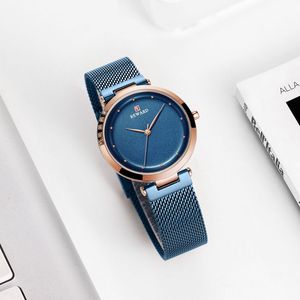 Reloj de Pulsera de Moda para Mujer, Estilo Nuevo <span class=keywords><strong>2020</strong></span>, Correa de Malla, Reloj de Lujo de Aleación para Dama - Product Image 3