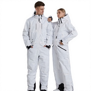 Combinaison de ski imperméable, respirante et anti-UV, unisexe, 100% polyester, combinaison de snowboard, tenue d'hiver pour activités de plein air - Product Image 2