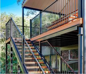 Nhà Máy Giá Thiết kế đơn giản cho sắt cầu thang lan can thép không gỉ lan can thiết kế cho cầu thang - Product Image 6