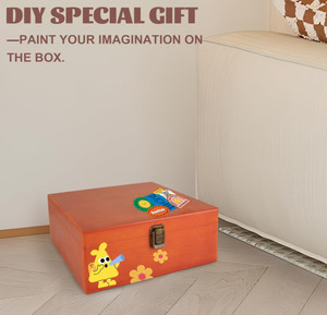 กล่องของขวัญเครื่องประดับทำจากไม้พร้อมฝาปิดใช้สำหรับเก็บสิ่งของ - Product Image 5