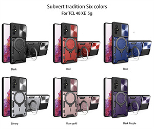 Custodia per telefono ibrida TPU + PC di nuovo stile per TCL 40 XL/50 SE/50 SE/40 SE/50 LE/40 <span class=keywords><strong>XE</strong></span> Cover posteriore di protezione per finestre Slide - Product Image 3