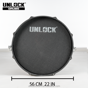 Batterie de basse noire de 22 pouces Roland pour <span class=keywords><strong>Yamaha</strong></span>, compatible avec les composants de batterie électronique, avec une nouvelle peau en mesh, produits neufs en stock - Product Image 2