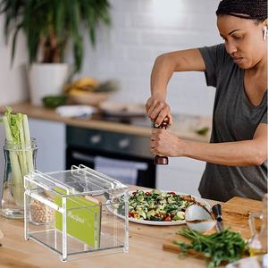 Acrylic <strong>Recipe</strong> Card Holder with Dividers and Phone Card Slot <strong>Recipe</strong> Cards Gifts for Grandma Mom Women Wedding - Product Image 6