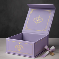 Boîte cadeau en carton haut de gamme personnalisée en usine avec couvercle, emballage de luxe pour parfum, avec logo personnalisé