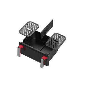 Friteuse à air <span class=keywords><strong>sans</strong></span> <span class=keywords><strong>huile</strong></span> 10L à double panier, four 1700W avec écran tactile, antiadhésive, facile à nettoyer, <span class=keywords><strong>appareil</strong></span> de cuisine électrique multifonction - Product Image 4