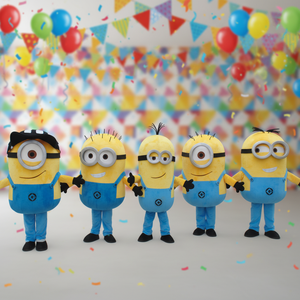 Costume de Mascotte <span class=keywords><strong>Minion</strong></span> en Une Seule Pièce Intégrée, Reproduction Fidèle du Personnage Classique - Product Image 3