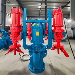 Wear Resistant Vertical Centrifugal Large Solid Mud Sand Dredge <b>Pump</b> 0.2Hp <b>Submersible</b> Slurry <b>Pump</b> 864m3/H With Agitator - Product Image 3