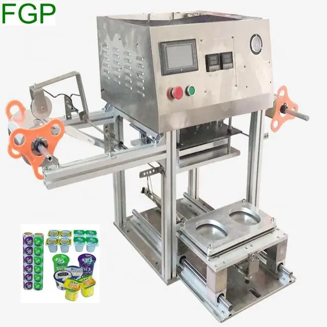 Semi automatic plastic cup sealer machine heat sealing machine with good quality factory price made in China CE certificate