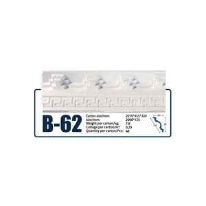 <span class=keywords><strong>Prix</strong></span> d'usine Écologique Design Moderne EPS Carreaux de moulage en polystyrène blanc Corniches Plinthes pour hôtels - Product Image 2