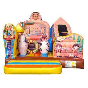 Château gonflable combiné Sphinx de l'Égypte antique en PVC commercial avec toboggan, château gonflable multi-personnes avec souffleur à <span class=keywords><strong>vendre</strong></span> - Product Image 1