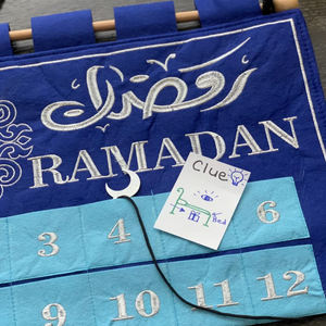 व्यक्तिगत आगमन कैलेंडर 30 दिनों की सजावट कैनवास रामदान आगमन कैलेंडर - Product Image 3