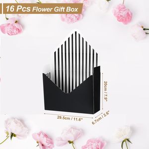 Paper Flower Gift Bags Paper Bouquet Flower Gift Bag with Handle Small Folding Hand Hold Envelope Paper Box - Product Image 5