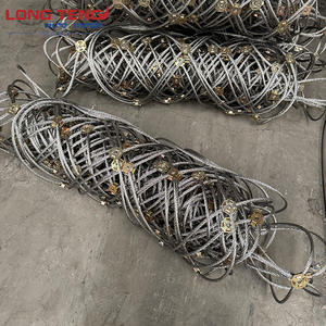 Filet de protection de pente flexible actif en métal pour la prévention des chutes de roche - Product Image 1