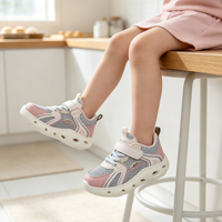 OEM ODM Chaussures de sport légères pour enfants, respirantes, en maille creuse, faciles à enfiler, chaussures de sport décontractées pour enfants
