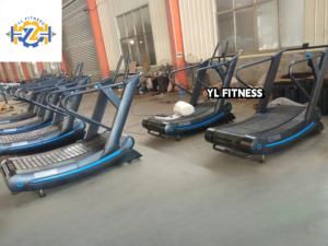 YL-T004-2 produttore della fabbrica di Dezhou attrezzature da palestra commerciali per il Fitness Woodway curva tapis roulant manuale - Product Image 2