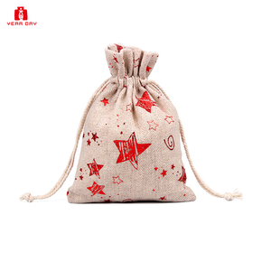Vacances festives renne traîneau Santa Sack toile cordon sac cadeau pour décorations de Noël et cadeaux - Product Image 4