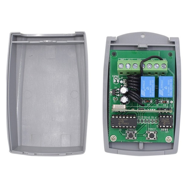 433mhz 12-24V DC Universal Rolling Code Garage Door Receiver Controller