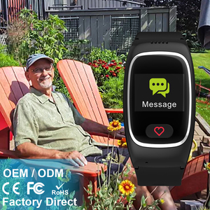 L16 4G Vuông Chăm Sóc Người Già Smartwatch <span class=keywords><strong>GPS</strong></span> Navigation IP67 SOS Cuộc Gọi Từ Xa Sms Lệnh Rơi Cảnh Báo Vital Dấu Hiệu Cho - Product Image 1