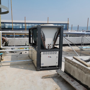 Unité de pompe à chaleur industrielle pour le chauffage et le refroidissement de l'eau, système de récupération 380V R-410A, construction métallique, économie d'énergie - Product Image 1