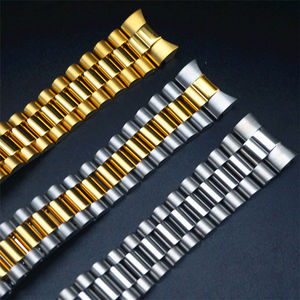 Bracelet de montre étanche solide en acier inoxydable de luxe 20mm, chaîne de montre en acier pour Rollex - Product Image 3