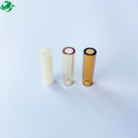 2025 nouveau Design 14 trous vert bleu rose coloré 12*30mm 13*30mm 14*30mm embouts en verre