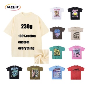 Tùy chỉnh t Áo sơ mi Màn hình in ấn T-shirt với logo cho nam giới thương hiệu của bạn truyền nhiệt tùy chỉnh TEE Áo sơ mi với tag tùy chỉnh t Áo sơ mi - Product Image 4