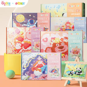Onshine Diamond Painting Diy Craft For Kids Rectangle No Frame Arts Children 4-6 Years Old Zhejiang Made - Product Image 1