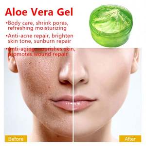 Gel d'aloe vera biologique apaisant pour le visage, hydratant pour les plantes, vente en gros, extrait frais d'aloe vera, gel exfoliant à l'aloe vera, direct - Product Image 2