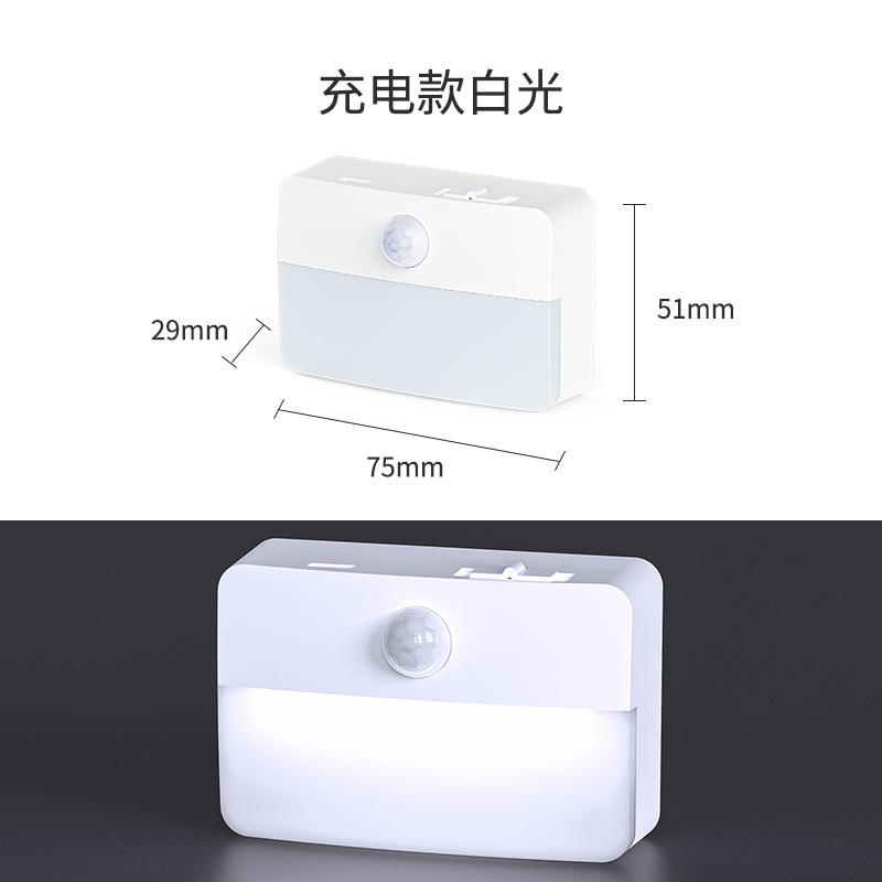 rechargeable - square - cold white