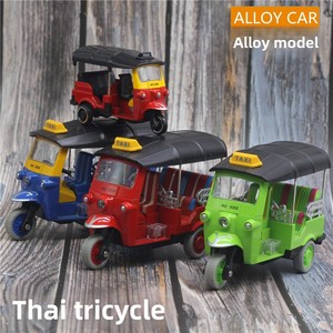 Grande Modellino di Triciclo Tailandese in Lega, <span class=keywords><strong>Auto</strong></span> Giocattolo a Retrocarica in <span class=keywords><strong>Scala</strong></span> <span class=keywords><strong>1</strong></span>:5, Nuovo Giocattolo per il Commercio Transfrontaliero - Product Image 2