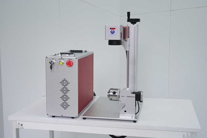 50W Mini Laser Machine Logo Marking Fiber Laser Engraving Machine For Tools For Non-Metal Materials Cutting Engrave Wood Paper