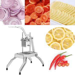 Machine manuelle de découpe et de tranchage d'oignons en aluminium avec moteur à engrenages pour usage commercial et domestique - Product Image 4