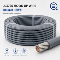 Pabrik Grosir Langsung Kabel Tembaga Isolasi Karet Silikon UL3725 Konduktor Tunggal OEM untuk Kabel Harness