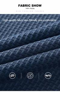 เสื้อโปโลผ้าไอซ์ซิลค์สำหรับผู้ชาย, เสื้อคอเสื้อแขนสั้นปักลายลำลองฤดูร้อนเสื้อยืดสวมใส่สบายสีพื้น220gsm - Product Image 6